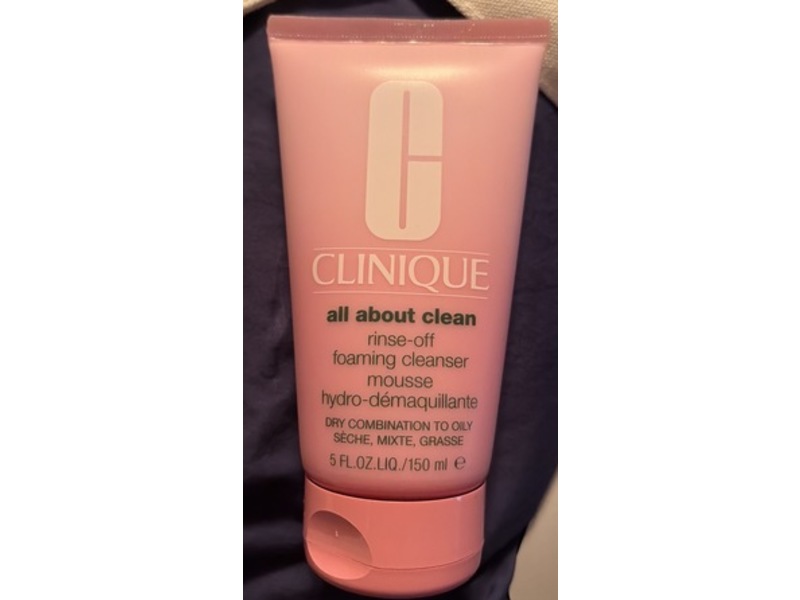 Clinique All About Clean Rinse Off Foaming Cleanser Mousse, 5 fl oz/150 mL