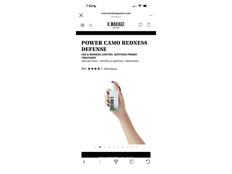 IL Makiage Skin Power Camo Redness Defense, 0.84 fl oz/25 mL