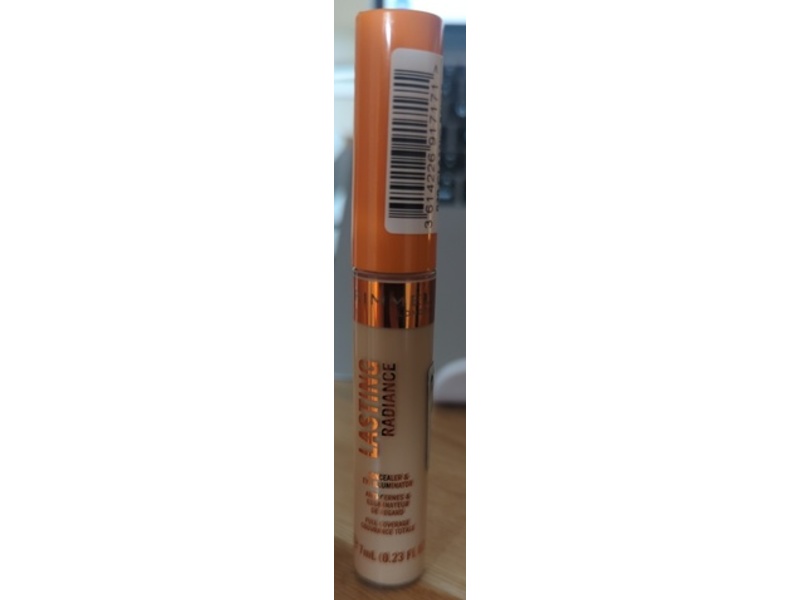 Rimmel London Lasting Radiance Concealer & Eye Illuminator, 030 Classic Beige, 0.23 fl oz/7 mL