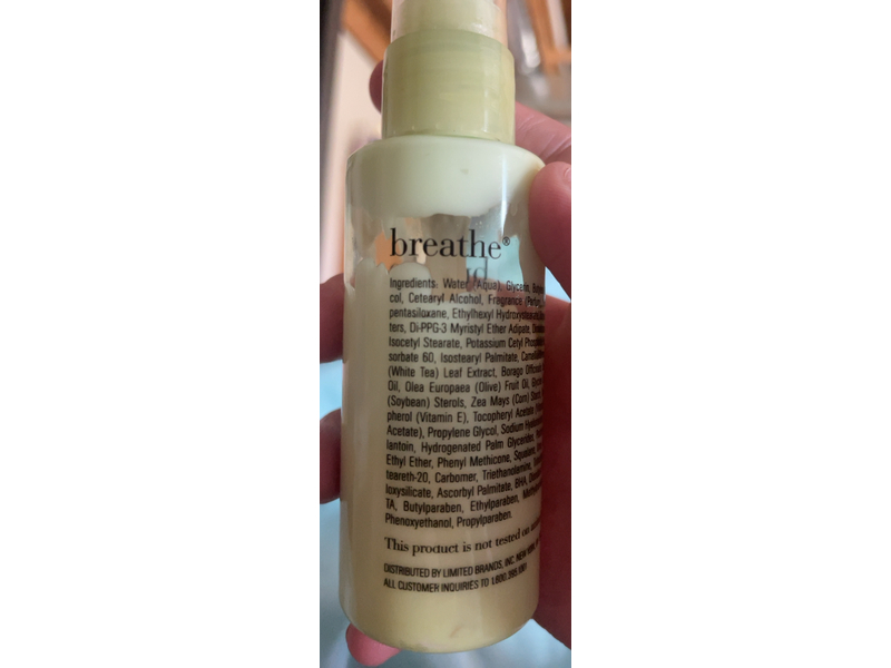 Breathe Energy Daily Vitamin Body Lotion, Ginger Verbena, 1.7 fl oz/50 mL