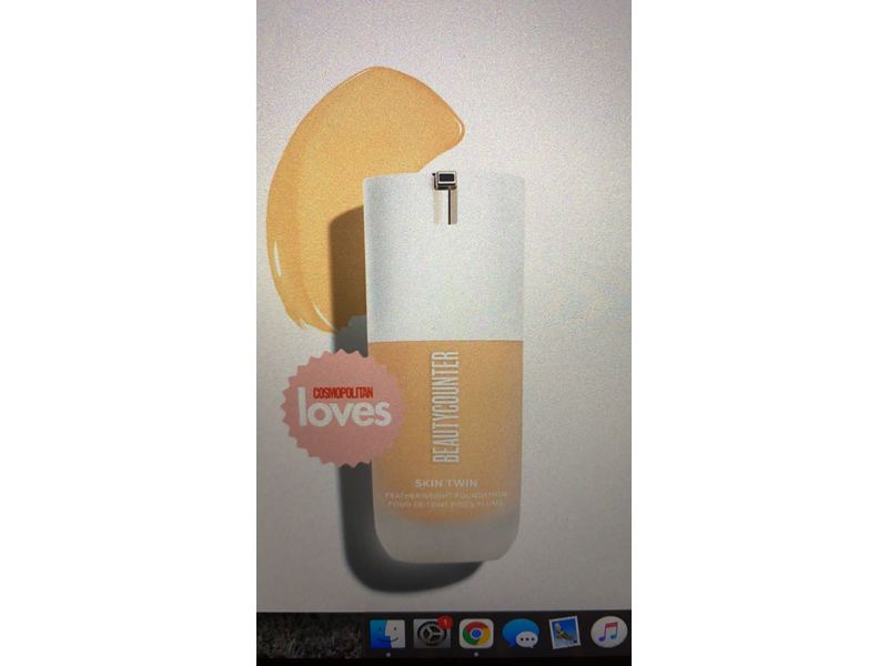 Beautycounter Skin Twin Feather Weight Foundation, Medium 310, 1 fl oz/30 mL