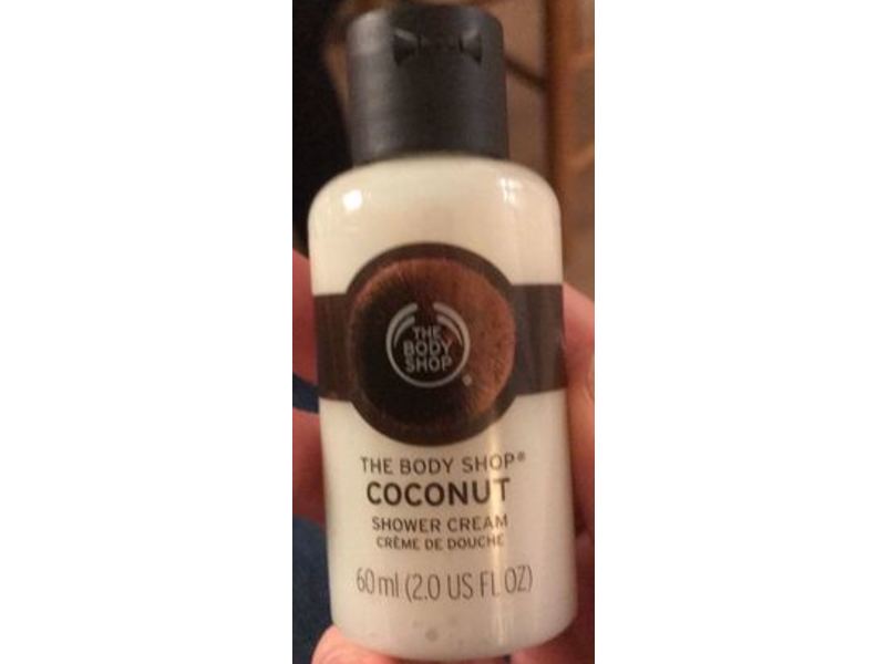 The Body Shop Shower Cream, Coconut, 2 fl oz/60 ml