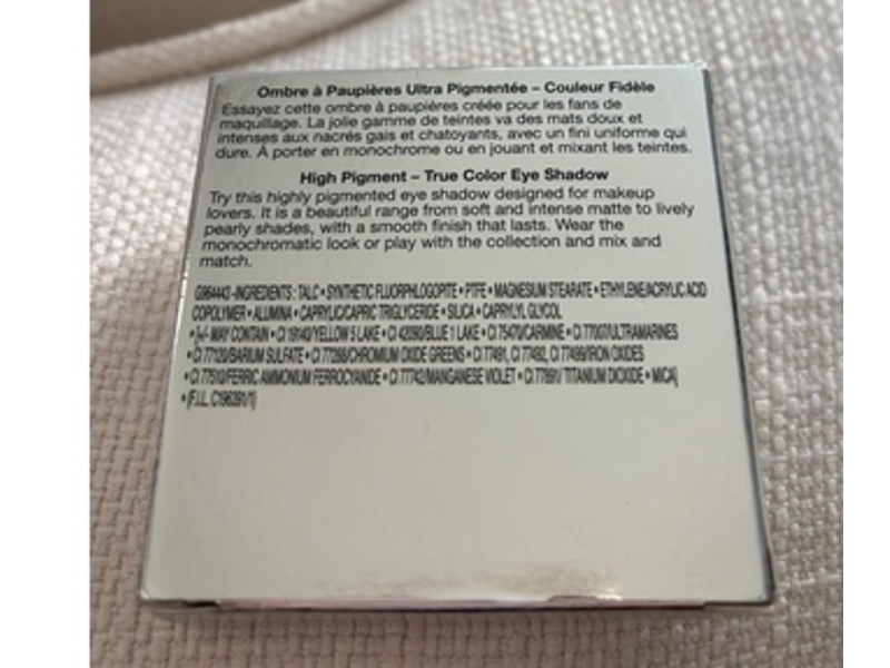 Lancome Paris Color Design High Pigment-True Color Eyeshadow, Garnet Sensation, 0.042 oz/1.2 g