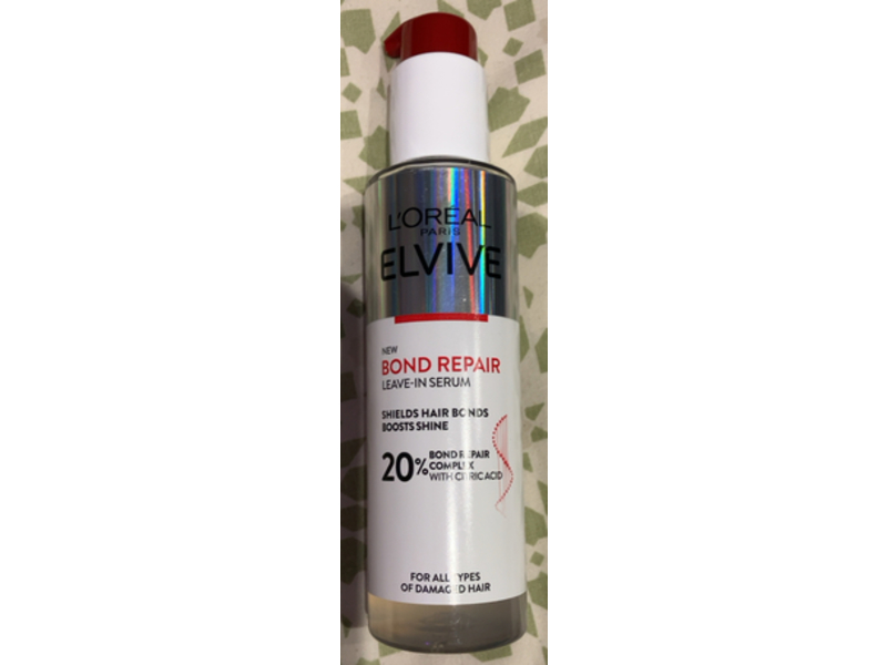 L'Oreal Paris Elvive Bond Repair Leave-In Serum, Citric Acid, 150 mL