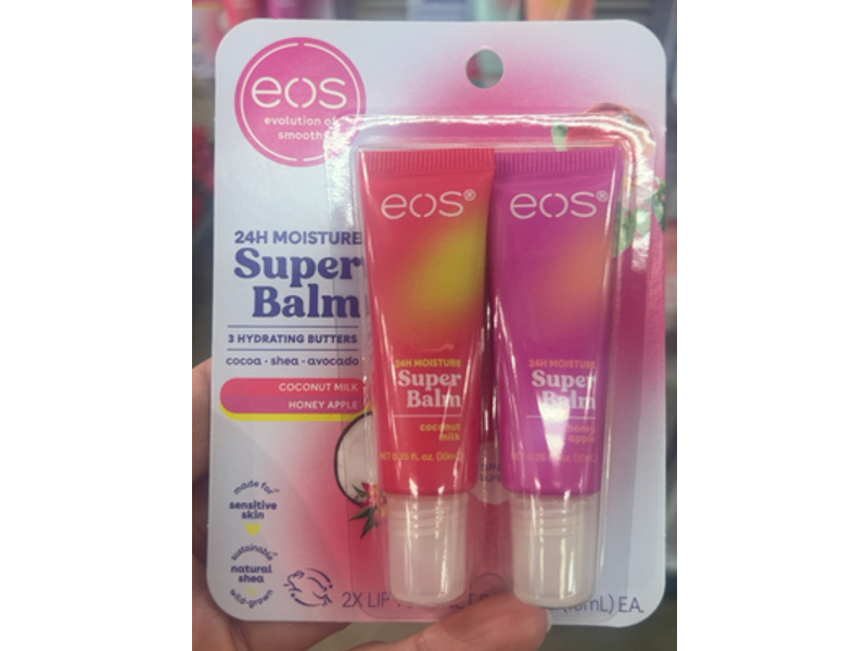 Eos Super Balm, Coconut Milk & Honey Apple, 0.35 fl oz/10 mL