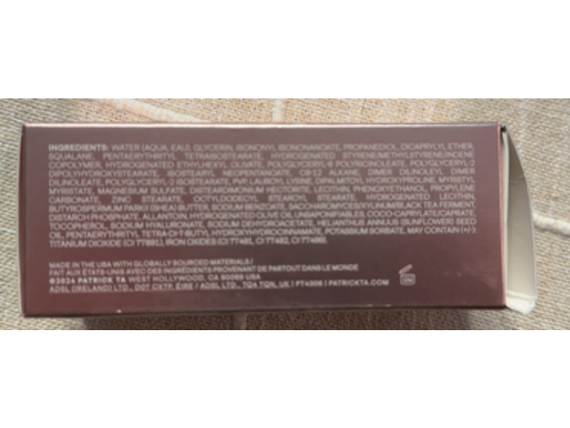 Patrick Ta Major Skin Hydra-Luxe Luminous Skin Perfecting Foundation, 6 Neutral, 1.0 fl oz/30 mL