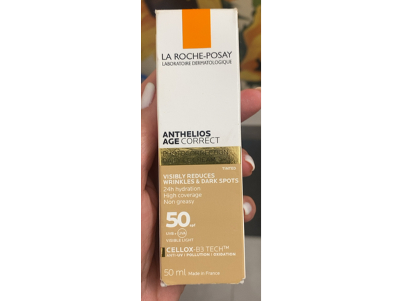 La Roche - Posay Anthelios Age Correct Tinted Photocorrection Daily CC Cream, SPF 50, 1.7 fl oz/50 mL