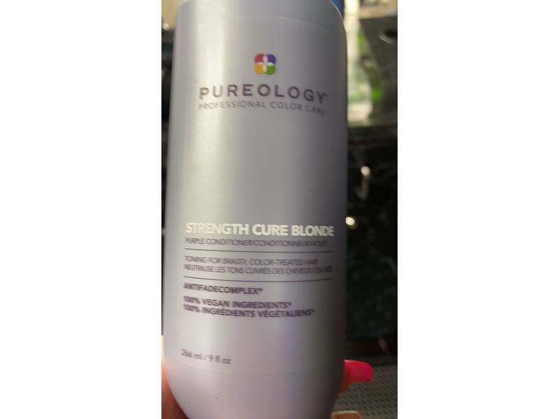 Pureology Strength Cure Blonde Purple Conditioner, 9 fl oz/266 mL