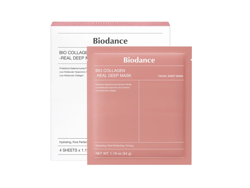 Biodance Collagen-Real Deep Facial Sheet Mask, 1.19 oz/34 g, 4 Count