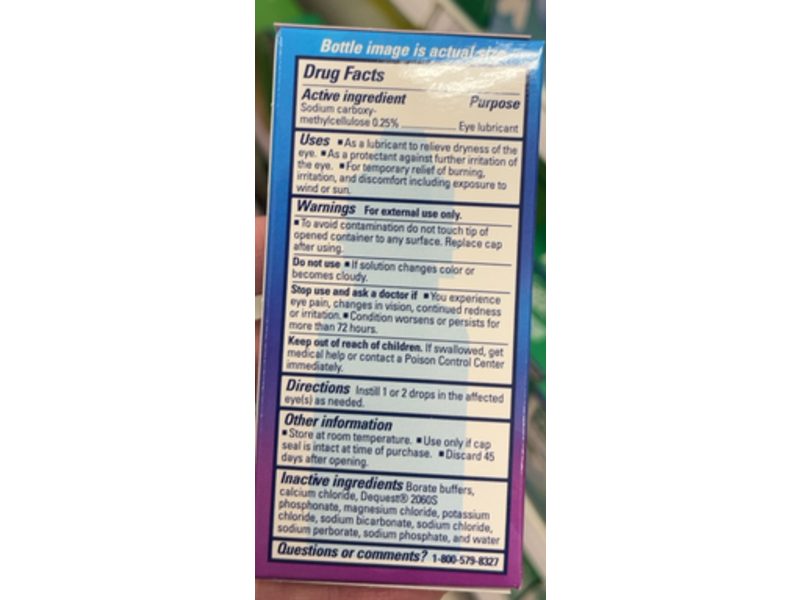 TheraTears Lubricant Eye Drops, 0.50 oz/15 mL, Pack Of 7