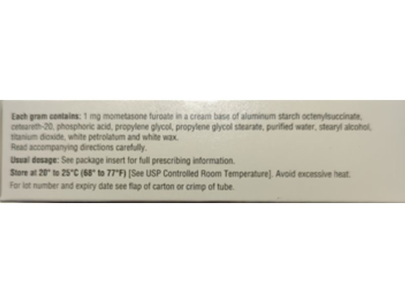 Mometasone Furoate Cream, 0.1 %, 15 g, Perrigo (Rx)