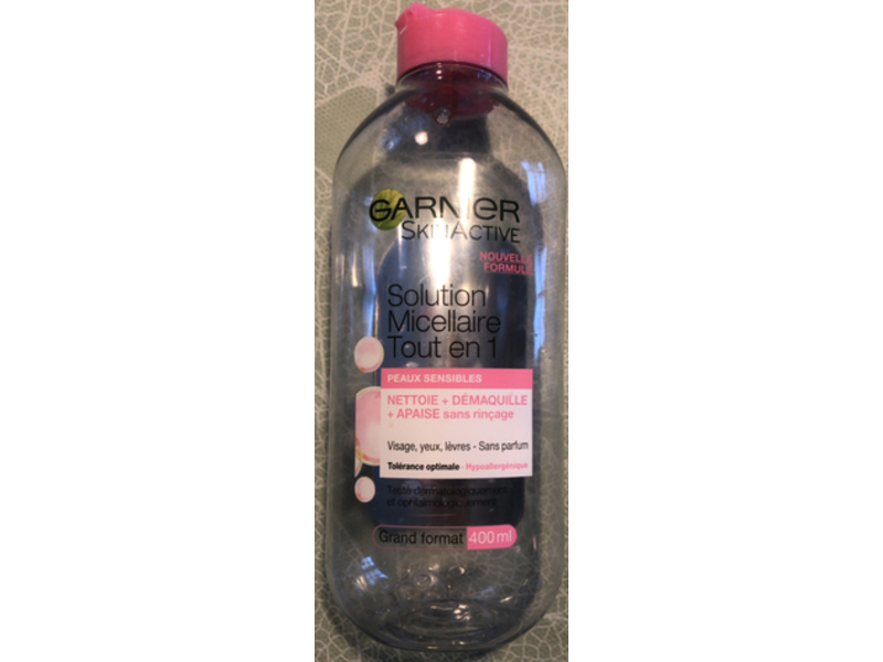 Garnier Solution Micellaire Tout en 1 Peaux sensibles, 400 mL
