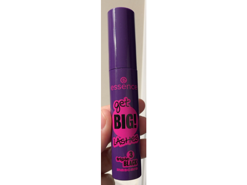Essence Get Big Lashes Mascara, 3 Triple Black, 0.40 fl oz/12 mL