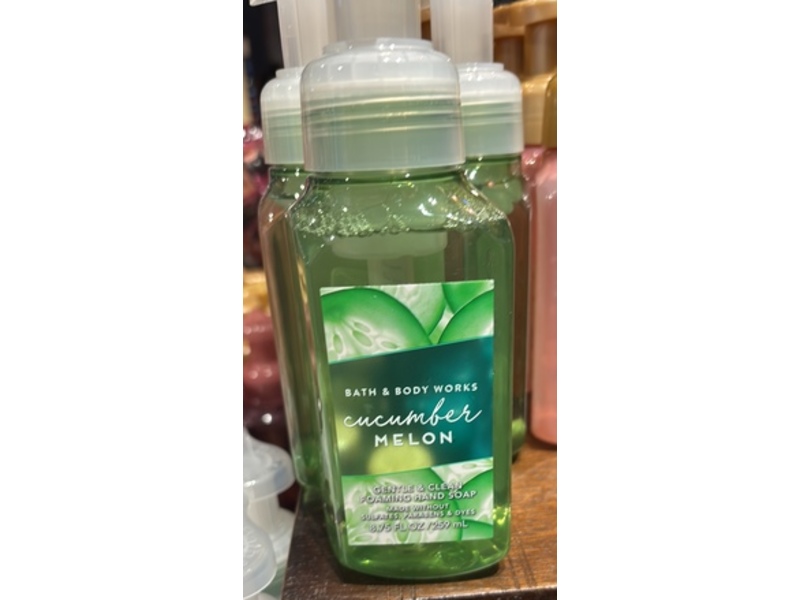 Bath & Body Works Gentle & Clean Foaming Cleanser, Cucumber Melon, 8.75 fl oz/259 mL