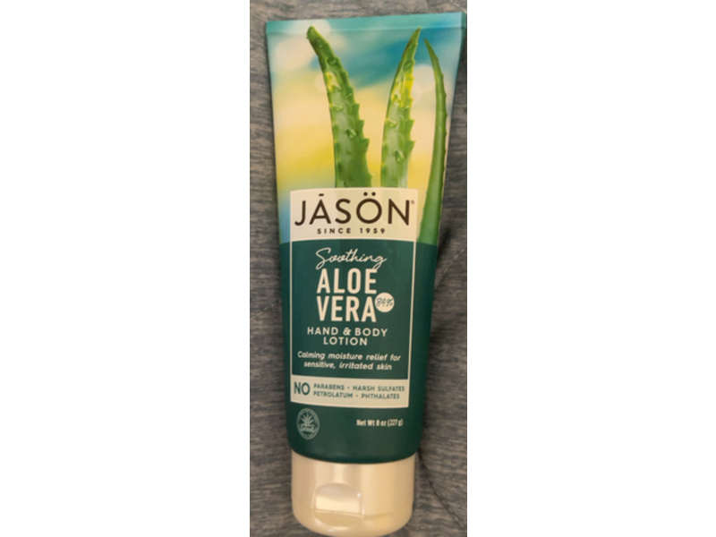 Jason Hand & Body Lotion, Aloe Vera, 8 oz/227 g