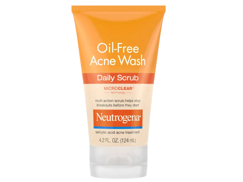 Neutrogena Oil-Free Acne Wash Daily Scrub, 4.2 fl oz/125 mL