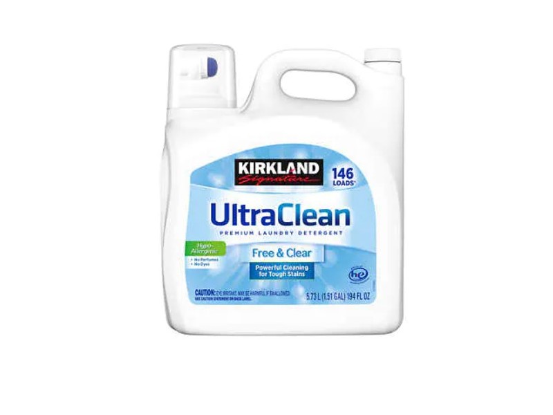 Kirkland Signature UltraClean Premium Laundry Detergent, Free & Clear