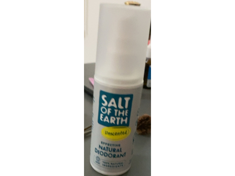 Salt Of The Earth Effective Natural Deodorant, Unscented, 100 mL