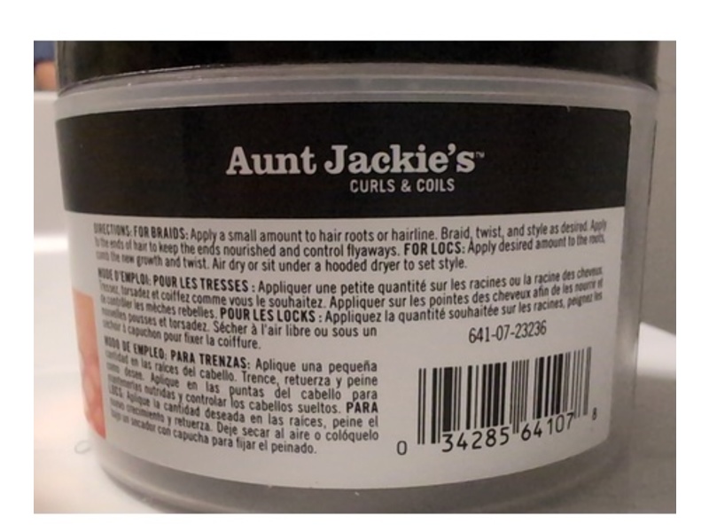 Aunt Jackie's Braid & Twist Gel, Hold Tight, 7.5 oz/213 g