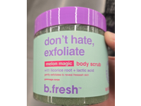 B.Fresh Don't Hate Exfoliate Body Scrub, Melon Magic, 16 fl oz/453 g - Image 3