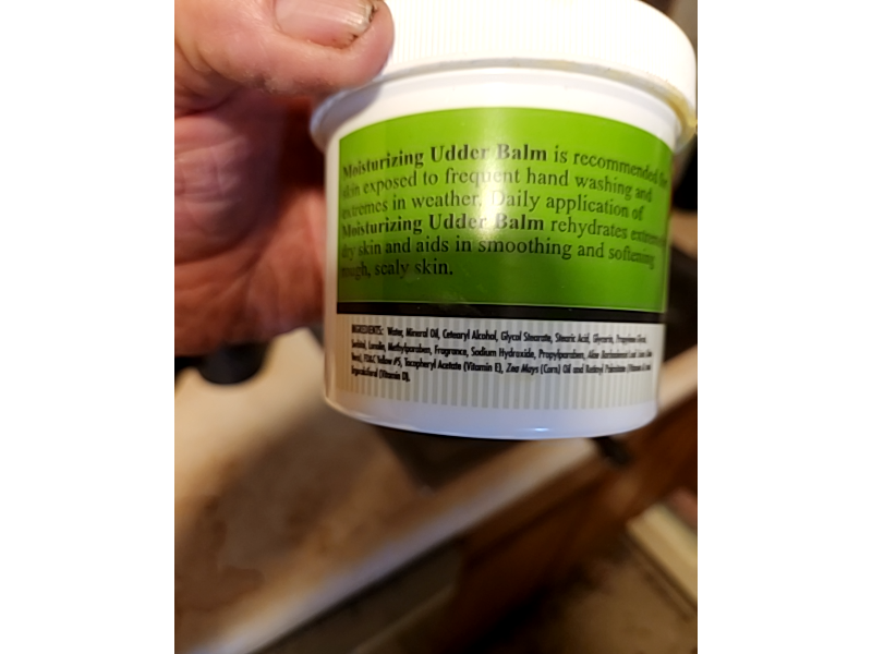 The Happy Cow Moisturizing Udder Balm ,12 oz