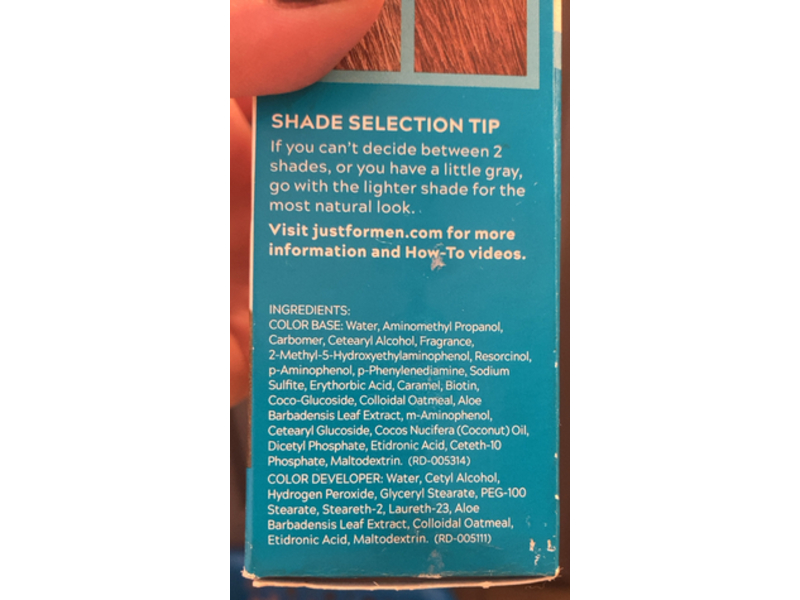 Just For Men Mustache & Beard Facial Haircolor Kit, M - 27 Light Red Brown