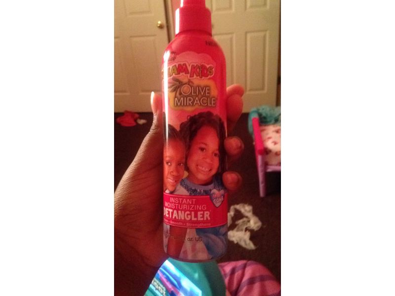 African Pride Dream Kids Olive Miracle Instant Moisturizing Detangler, 8 oz, Pack Of 6