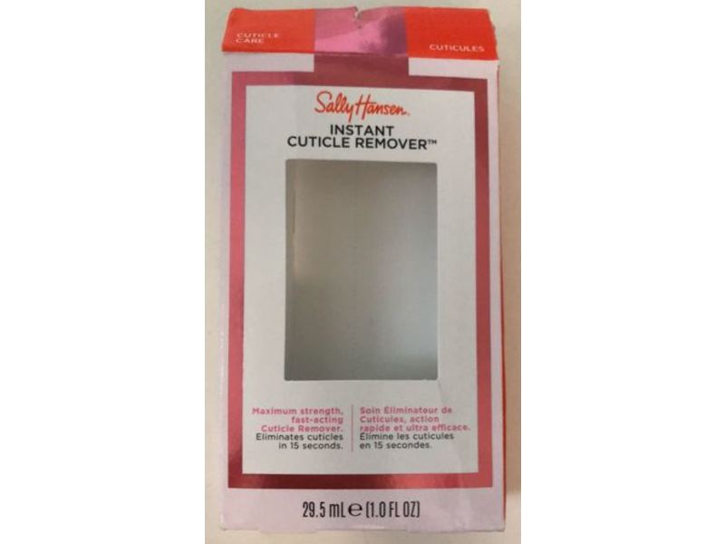 Sally Hansen Instant Cuticle Remover, Maximum Strength Fast acting, 1.0 fl oz/29.5 mL