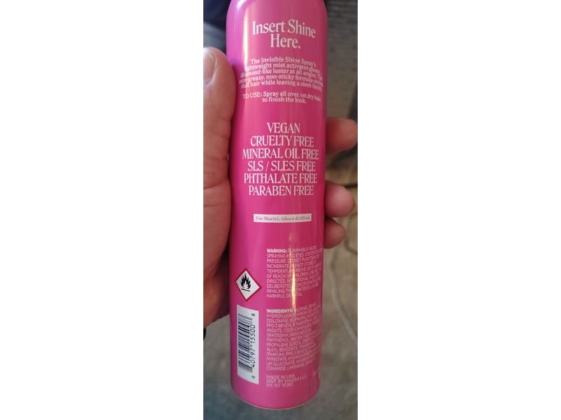 Andrew Fitzsimons Prism Shine Invisible Shine Spray