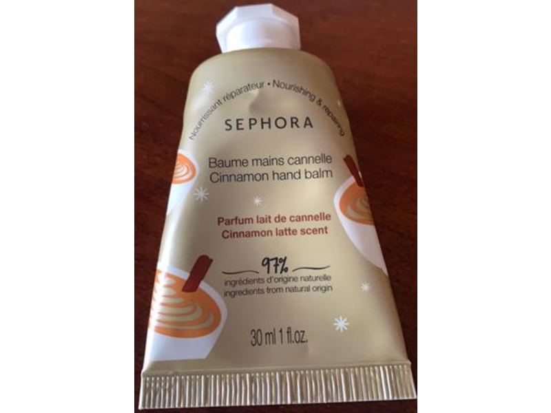Sephora Cinnamon Hand Balm, Cinnamon Latte Scent, 1 fl oz/30 mL