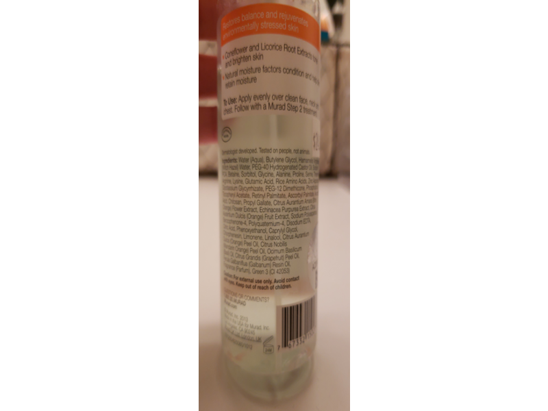 Murad Environmental Shield Essential-C Toner, 6 fl oz/180 mL