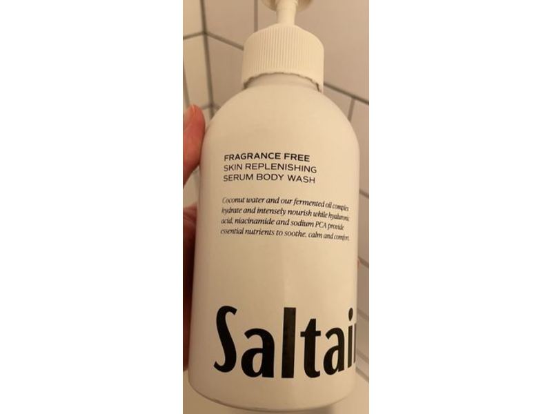 Saltair Serum Body Wash, Fragrance Free, 17 fl oz/500 mL