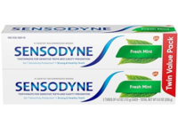 Sensodyne Fluoride Toothpaste, Fresh Mint, 4 oz/113 g, Pack Of 2 - thumbnail 1