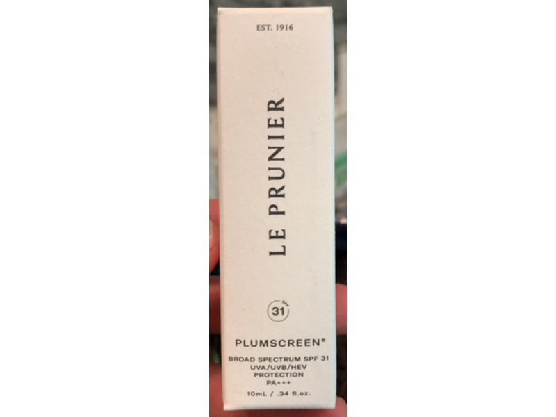 Le Prunier PlumScreen, SPF 31, 0.34 fl oz/10 mL
