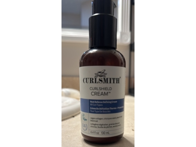 CurlSmith CurlShield Heat Defense Cream, 4.4 fl oz/130 mL