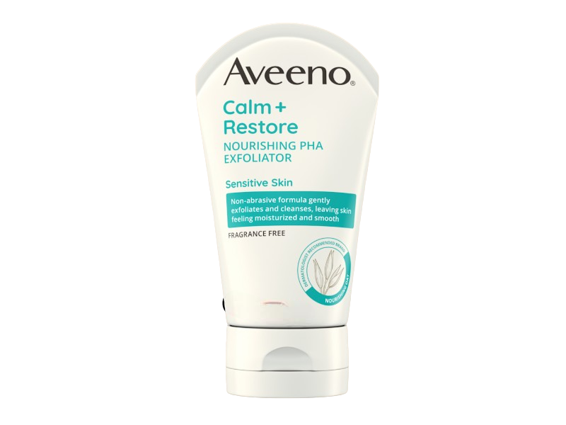 Aveeno Calm + Restore Gentle Pha Exfoliating Cleanser, 150 mL
