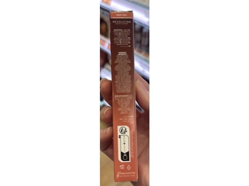 Makeup Revolution Lip Shift Ink Peel-Off Lip Liner, Nude Talk, 0.06 fl oz/1.8 mL