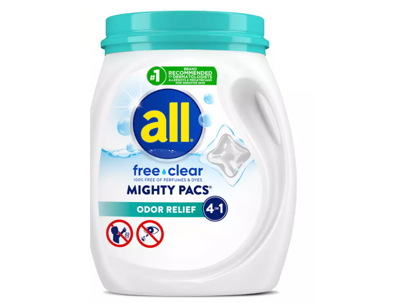 All Stainlifters 4 In 1 Mighty Pacs, Free & Clear,12.4 oz/352 g, 16 Count