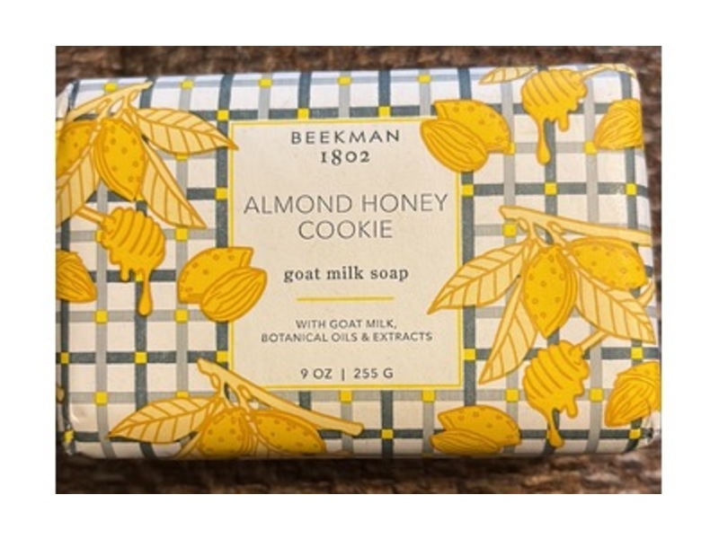 Beekman 1802 Goat Milk Soap, Almond Honey Cookie, 9 oz/255 g