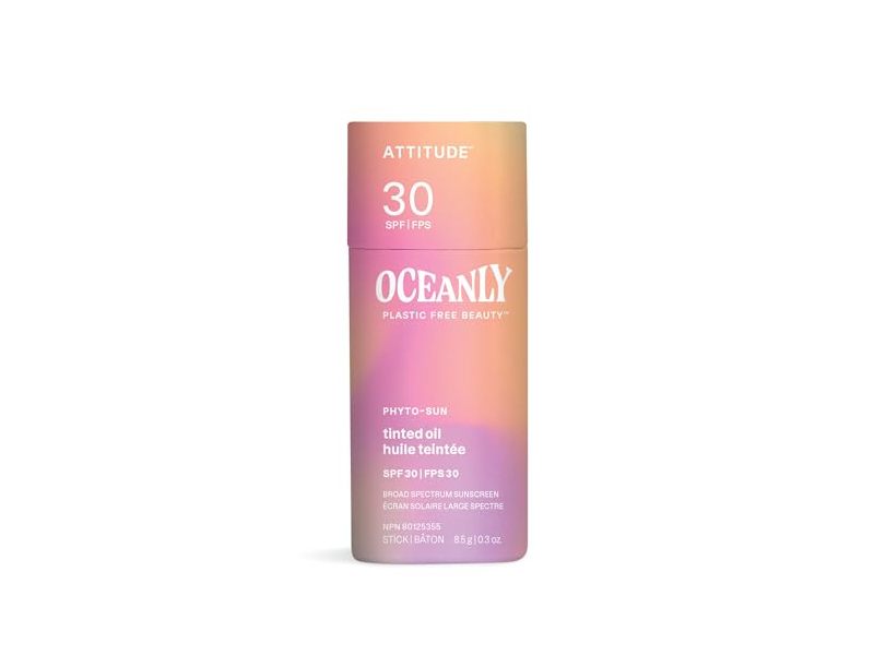 Attitude Oceanly Tinted Oil Stick, SPF 30 Unscented, 0.3 oz/85 g
