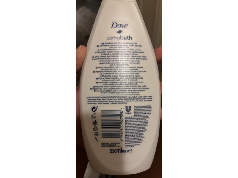 Dove Moisturizing Cream, Warm Vanilla, 500 mL
