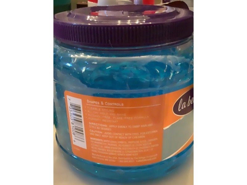 La Bella Super Hold Styling Gel + Coconut Oil, 35.3oz/1000 g