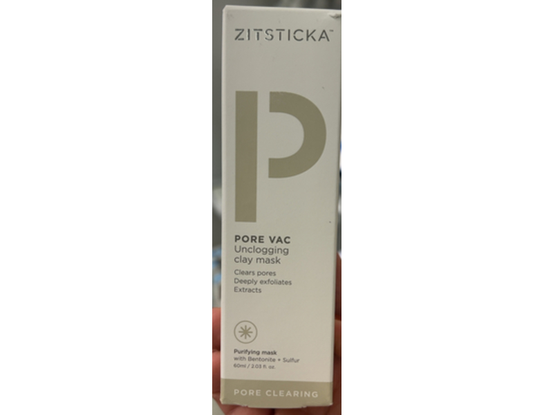 ZitSticka Pore Vac Clearing Clay Face Mask, 2.03 fl oz/60 mL