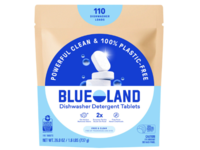 Blue Land Dishwasher Detergent Tablets, Free & Clear, 110 Loads, 26.0 oz/737 g - thumbnail 1
