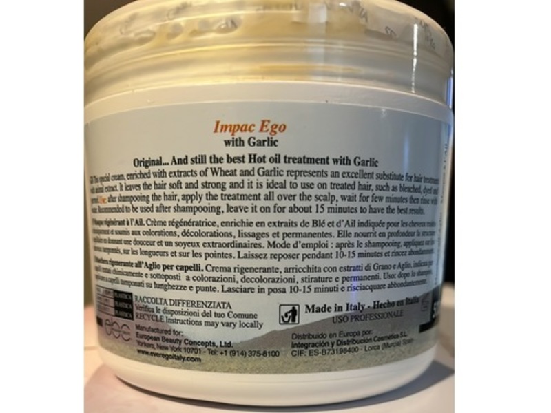 Ever Ego Italy Garlic Mask, 16.9 fl oz/500 mL