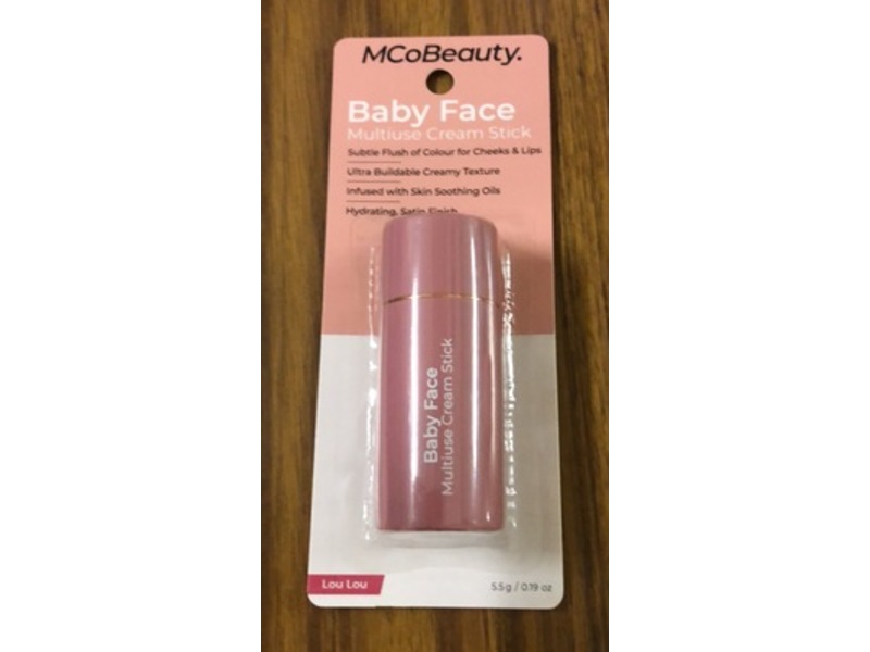 Mcobeauty Baby Face Multiuse Cream Stick, Lou Lou, 0.19 fl oz/55 g