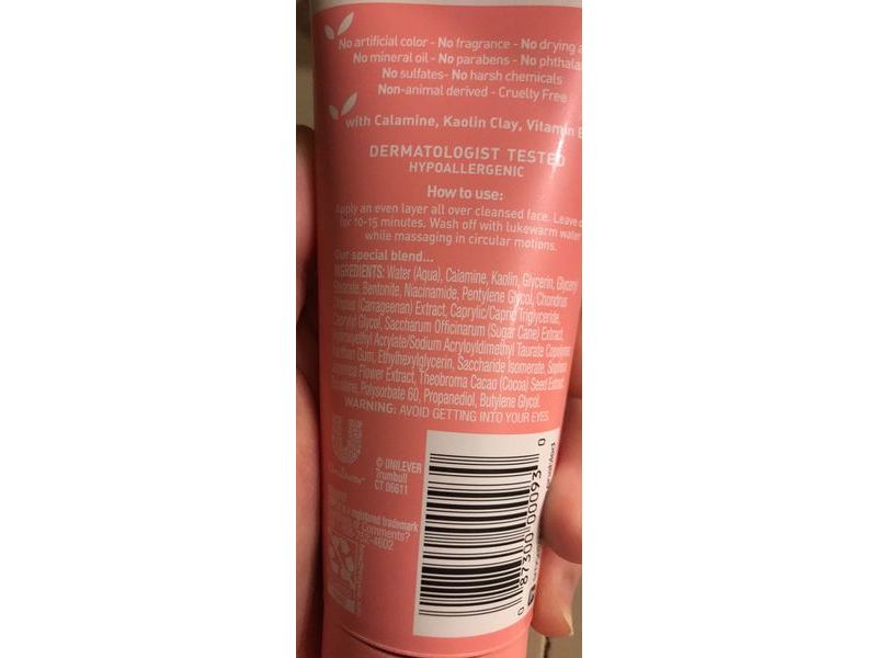 Simple Kind To Skin Purifying Pink Clay Mask, Calamine, 3.38 oz/95 g