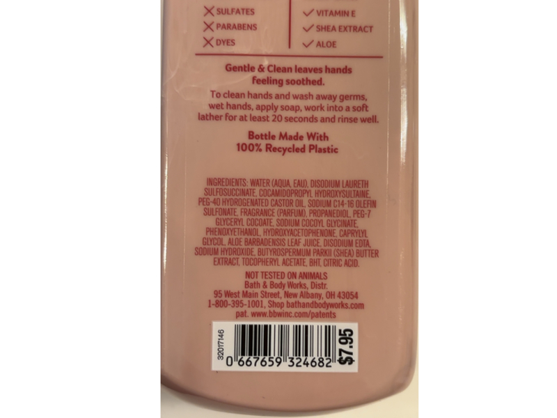 Bath & Body Works Gentle & Clean Foaming Hand Soap, Strawberry Snowflakes, 8.75 fl oz/259 mL