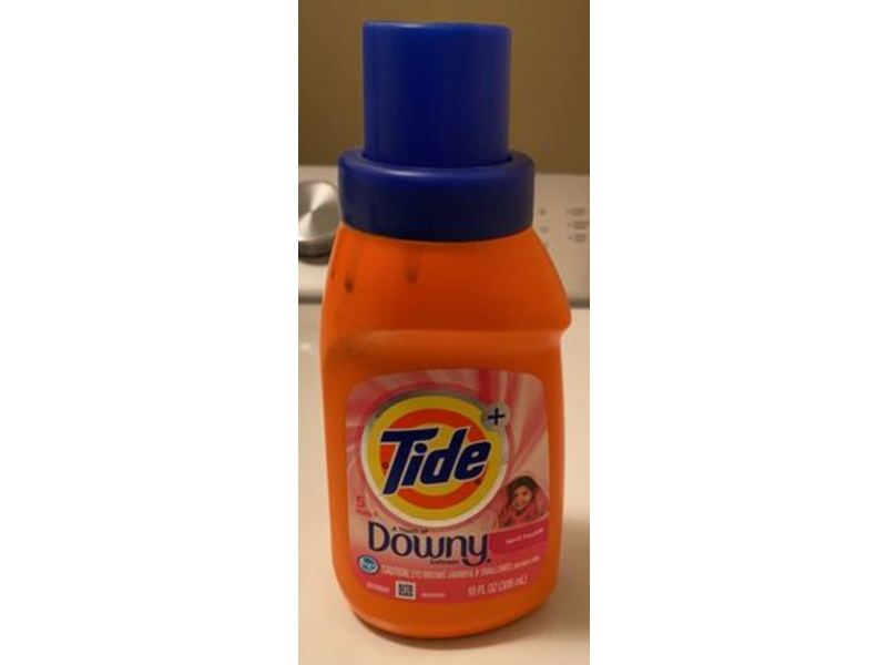 Tide Plus Downy Liquid Laundry Detergent, April Fresh, 6 Loads, 10 fl oz/306 mL