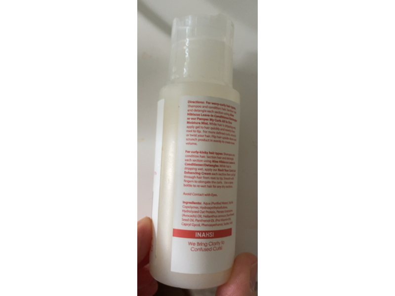 Inahsi Naturals Define & Shine Curl Defining Custard Styling Gel, 2 oz/57 g